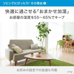 T-fal HD6080J0 混合式加濕器 8L 加熱超音波加濕器 大容量加濕器 木造12畳 洋室19畳