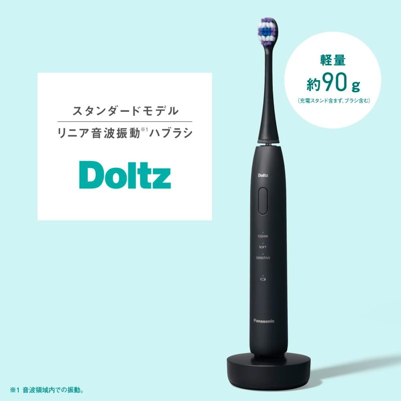Panasonic 國際牌 Doltz 音波電動牙刷 EW-DA49-K 黑色｜USB充電｜附收納盒
