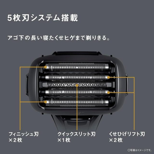 Panasonic 國際牌 LAMDASH PRO ES-NLV5X-K 五刀頭電動刮鬍刀 黑色｜乾濕兩用｜可水洗