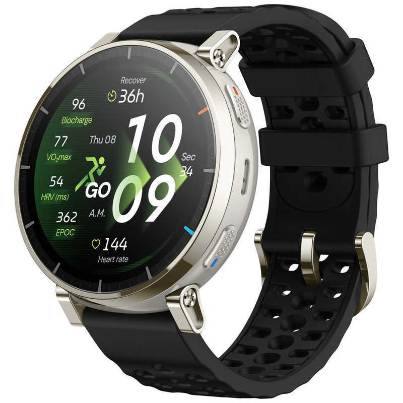 Amazfit Active 3 Premium 智慧手錶 SP170082-C248 Apex Silver 銀色｜GPS定位｜健康監測｜藍牙通話｜AI語音助手