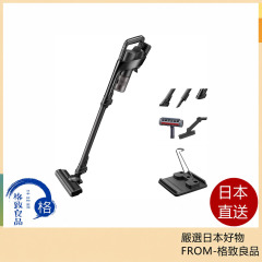 SHARP 夏普 EC-HR8A1-B 無線直立式吸塵器｜1.5kg輕量機身｜旋風式集塵｜強力吸力｜快速充電｜附收納底座｜9件配件｜黑色｜日本限定款