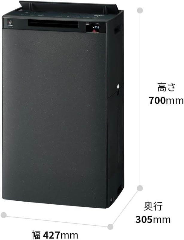 SHARP 夏普 KI-TX100-H 空氣清淨機｜Plasmacluster NEXT 高濃度離子｜適用46畳｜加濕功能｜自動內部清洗｜10年長效濾網｜花粉・病毒・異味對策｜最大加濕量1100mL/h