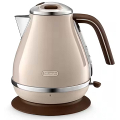 DeLonghi 不銹鋼電水壺 1L 溢漏設計 水量控制按鈕  防乾燒保護  KBOV1240J