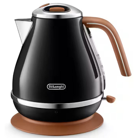 DeLonghi 不銹鋼電水壺 1L 溢漏設計 水量控制按鈕  防乾燒保護  KBOV1240J