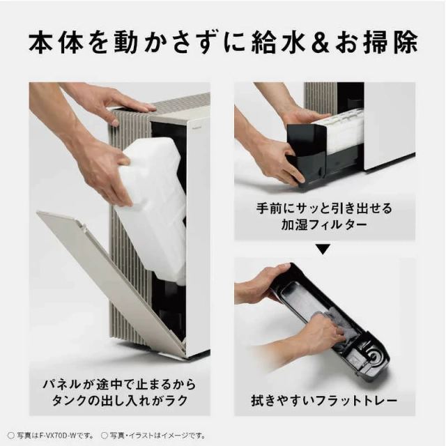 Panasonic國際牌 加濕空氣清淨機 Nanoe F-VX70D 26年款