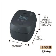 象印 ZOJIRUSHI NX-AB10 5.5合 炎舞炊飯器 頂級旗艦款 日本製 免拆洗設計 黑色 白色