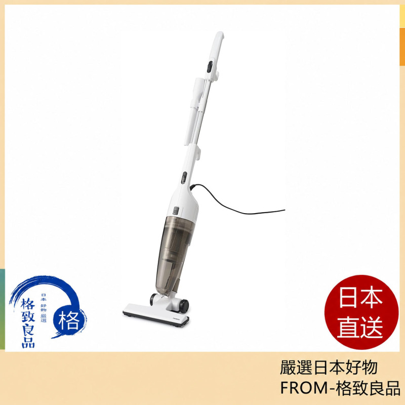 TWINBIRD雙鳥 有線直立式手持兩用吸塵器 輕量型 強力吸力 適 白色 TC-E124SPW