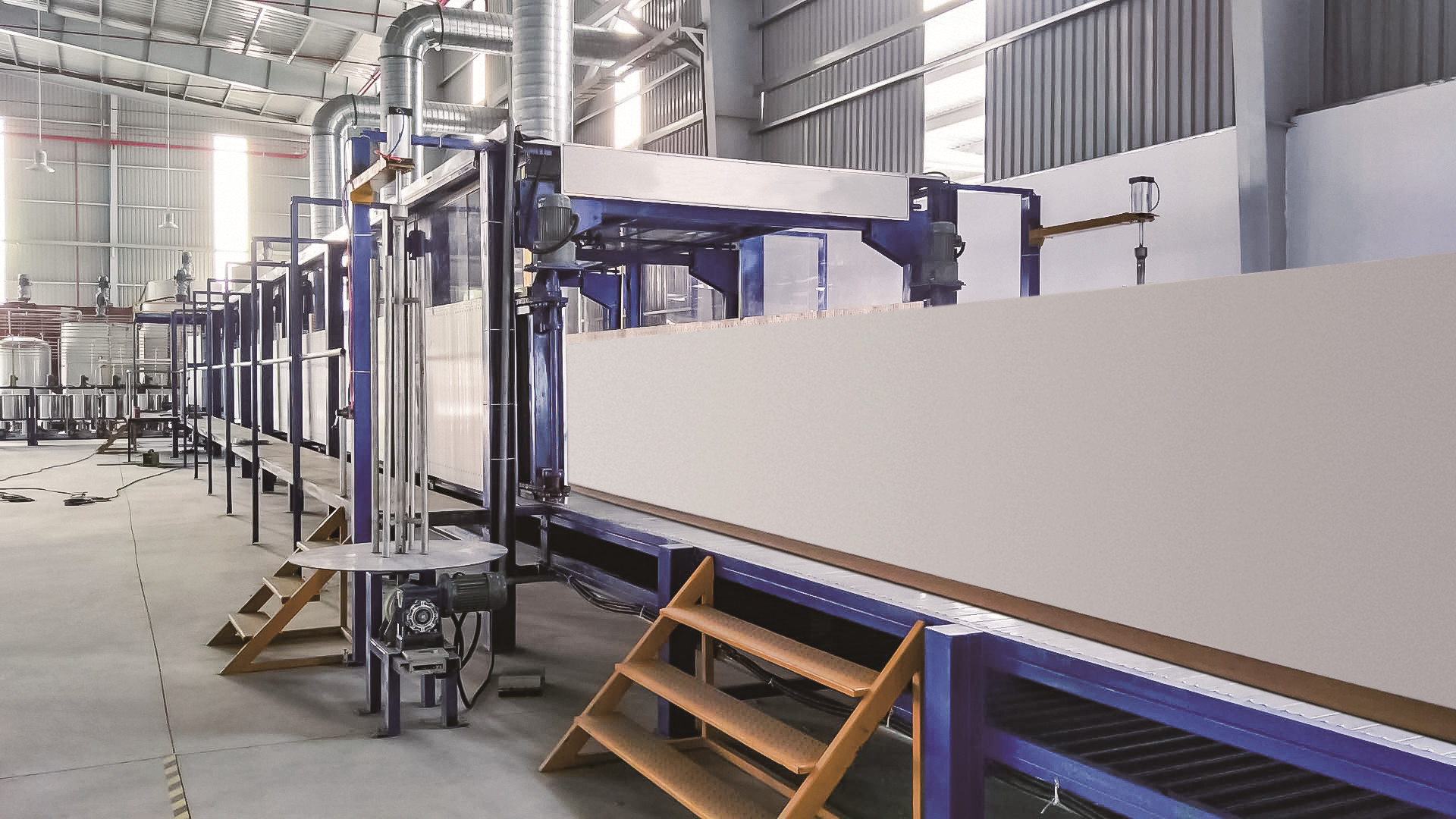 IF-FF4 Horizontal Automatic Continuous foam Foaming Plant