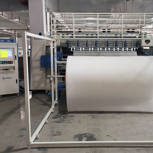 Quilted mattress ticking produced on the IF-Q-1200