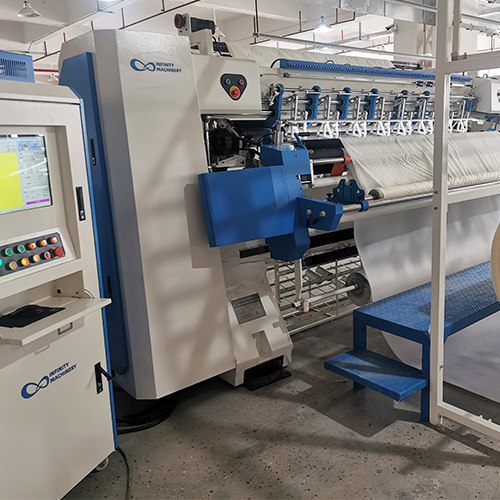 IF-Q-1200 needle row and carriage detail