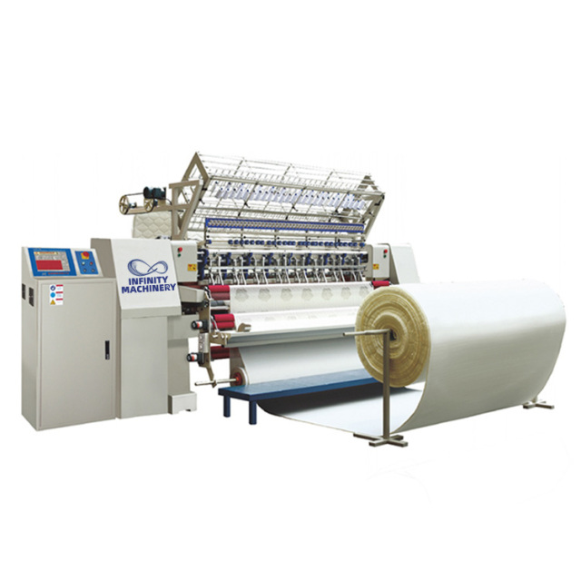 HY-128-3B Computerized Lock Stitch Multi-Needle Quilting Machine China Quilting Machine Factory