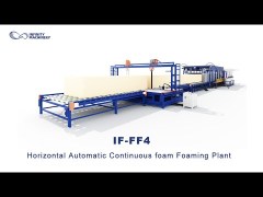 IF-FF4 Horizontal Automatic Continuous foam Foaming Plant