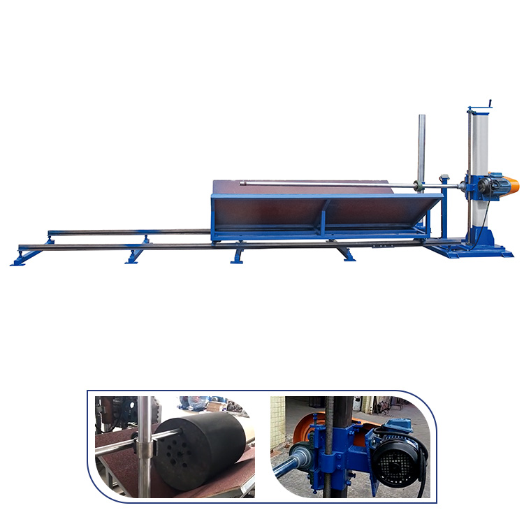 Foam Boring Machine | Round Foam Drilling & Peeling Line Equipment