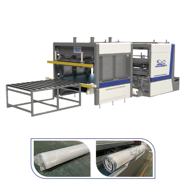 IF-CR8 Automatic Mattress Compression & Roll Packaging Machine
