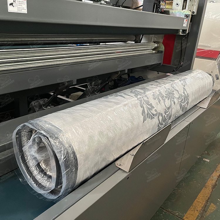 IF-CR8 Automatic Mattress Compression & Roll Packaging Machine
