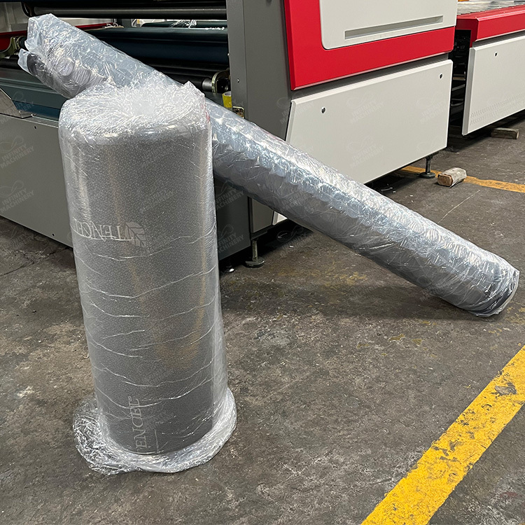 IF-BCR8 Full Automatic Mattress Compress Fold Roll & Packaging Machine
