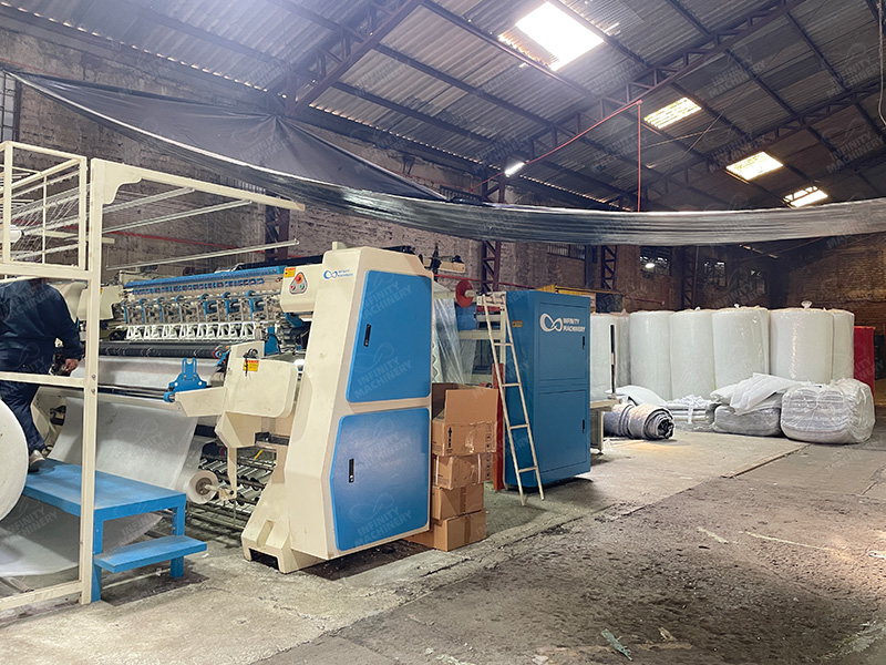 Customer operating Infinity Machinery equipment