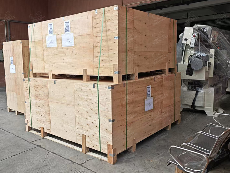 Embalaje en cajas de madera para env&iacute;o internacional