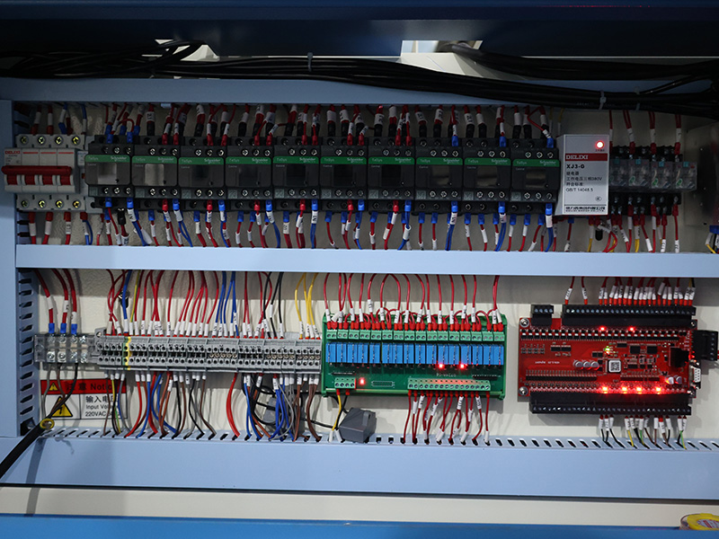 Proceso de corte de paneles para colchones