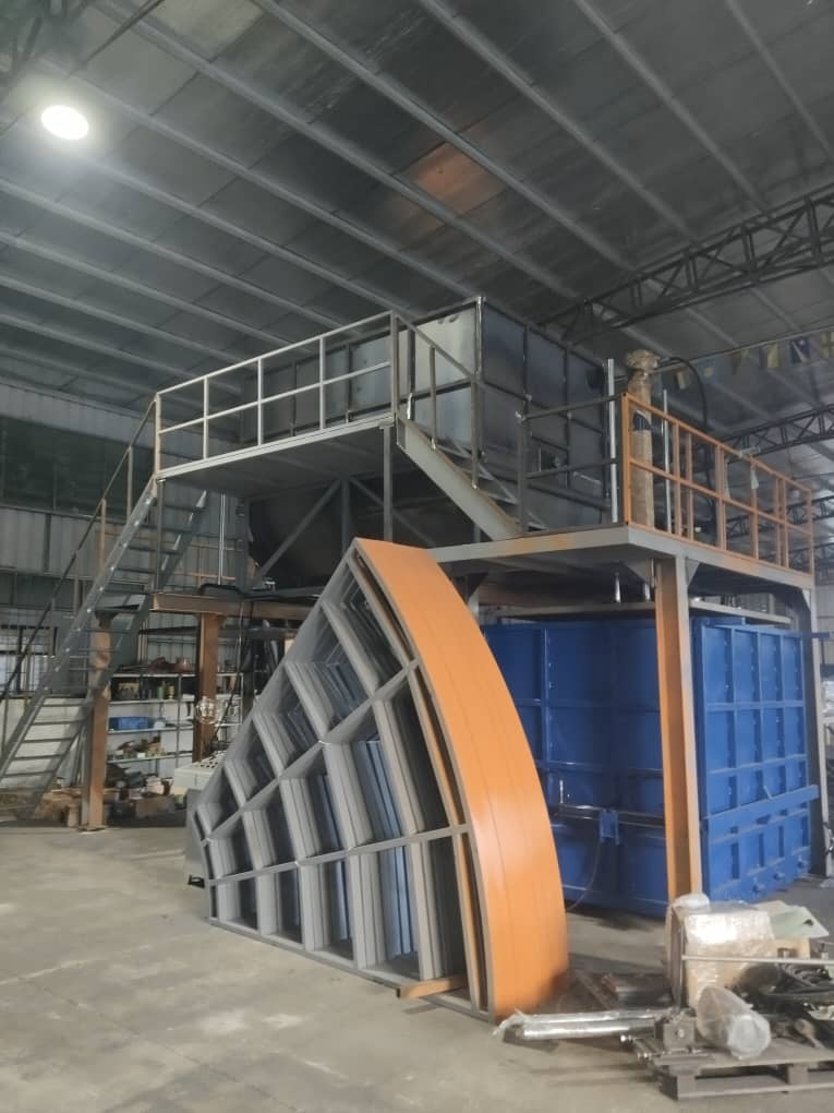 IF-FZS Re-Bonding Foam Machine,Steam-Free Re-Bonding Sponge Machine | Manual Foam Production Plant