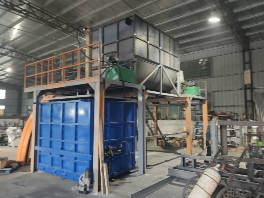 IF-FZS Re-Bonding Foam Machine,Steam-Free Re-Bonding Sponge Machine | Manual Foam Production Plant