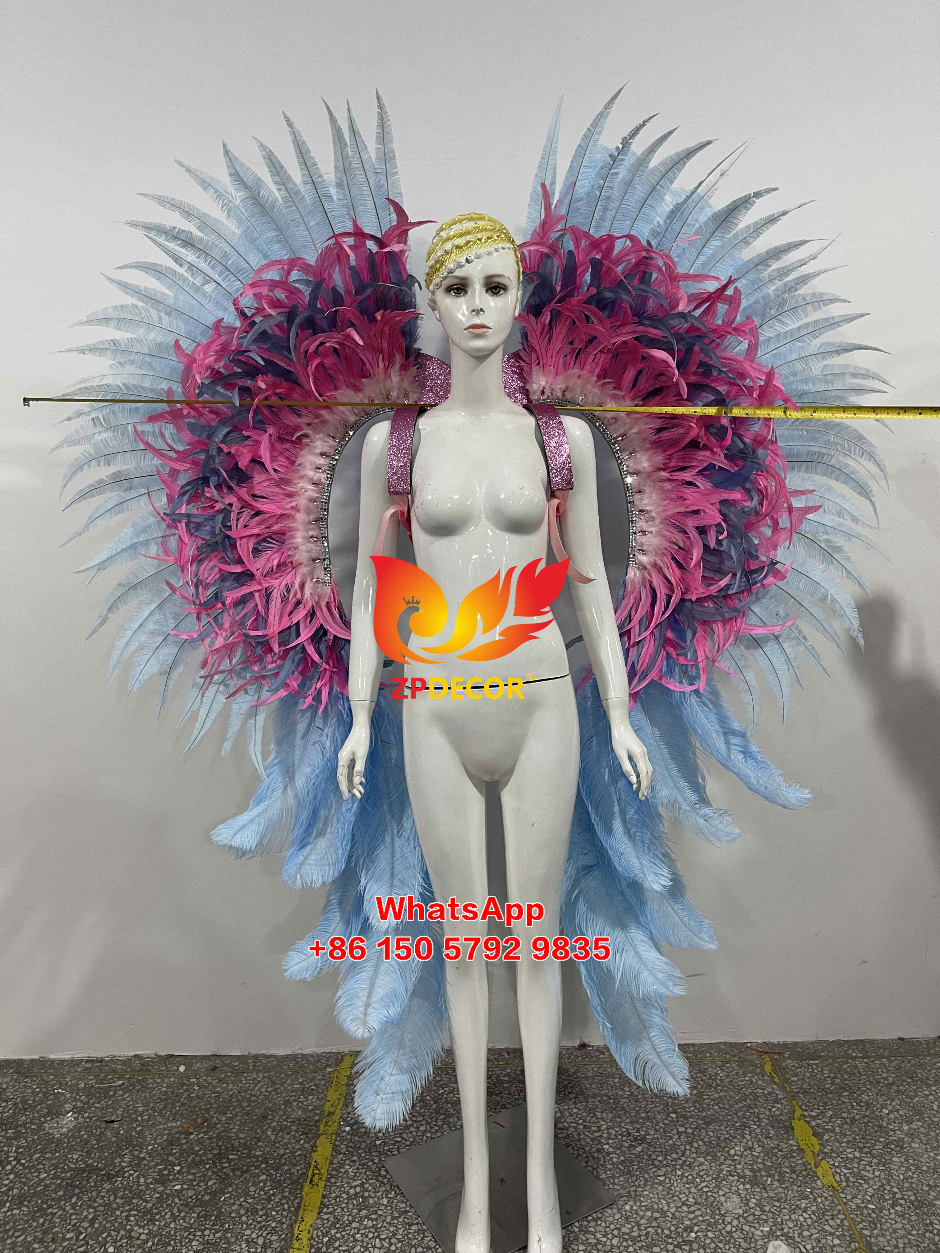 Zpdecor Feathers Made Ostrich Feathers Carnival Costumes Outfits