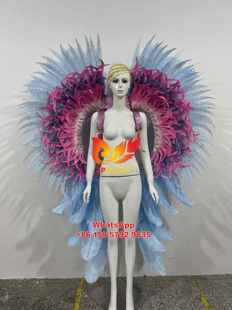 Zpdecor Feathers Made Ostrich Feathers Carnival Costumes Outfits