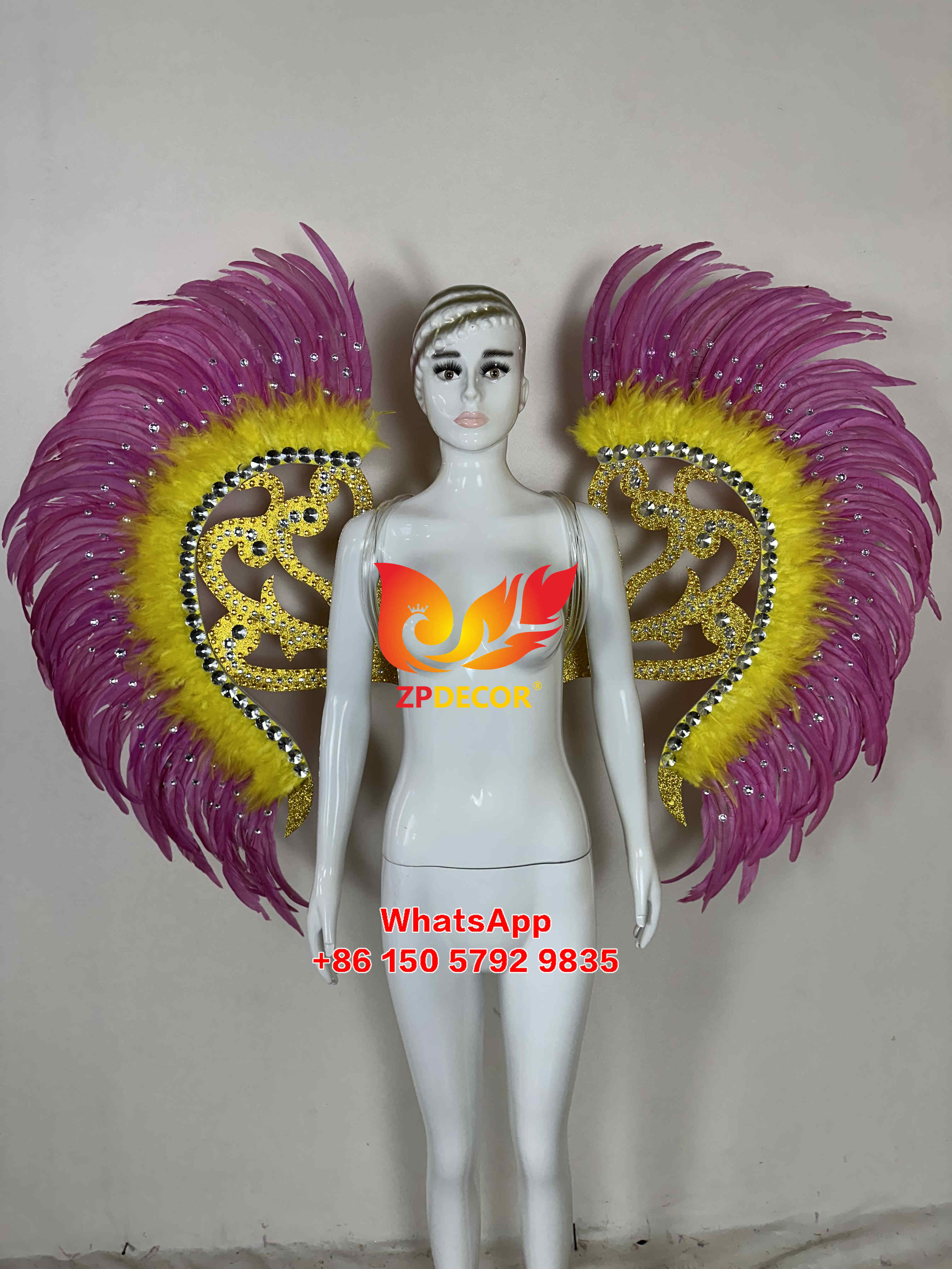 Zpdecor Handmade Rooster Tail Feathers Carnival Costumes Outfits