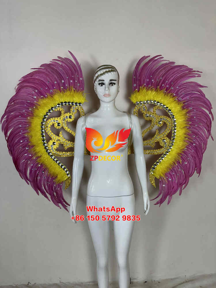 Zpdecor Handmade Rooster Tail Feathers Carnival Costumes Outfits
