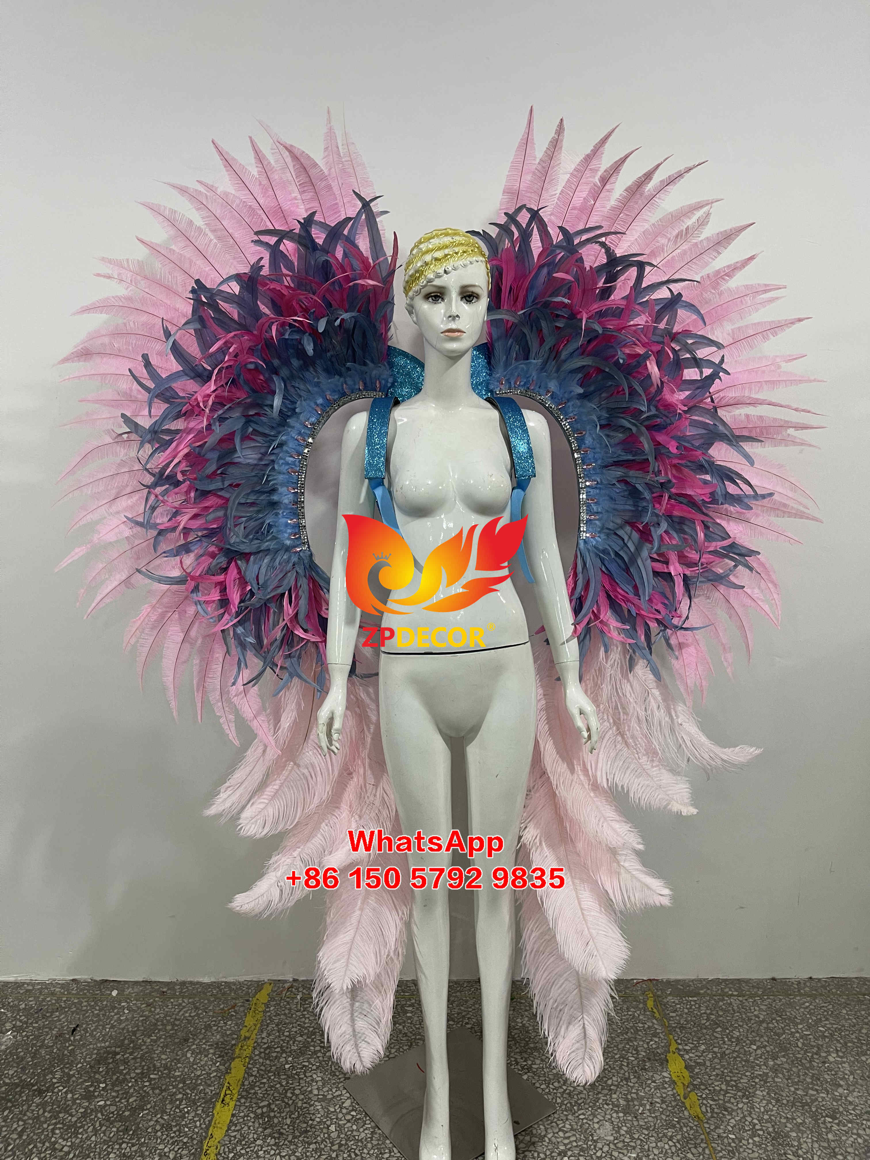 Zpdecor Feathers Real Shipping Ostrich Feathers Carnival Costumes
