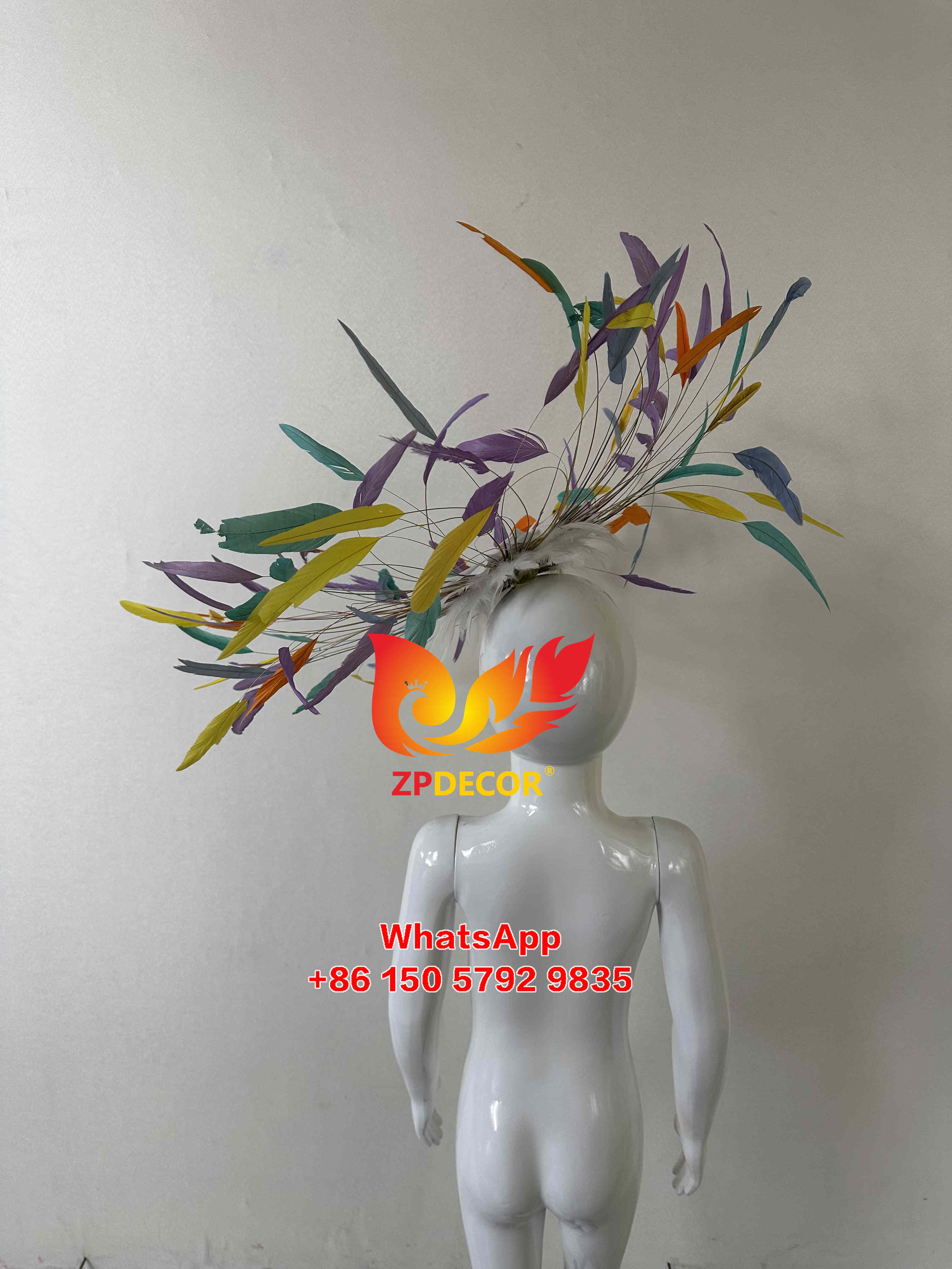 Zpdecor Feathers Rooster Feathers Headpieces