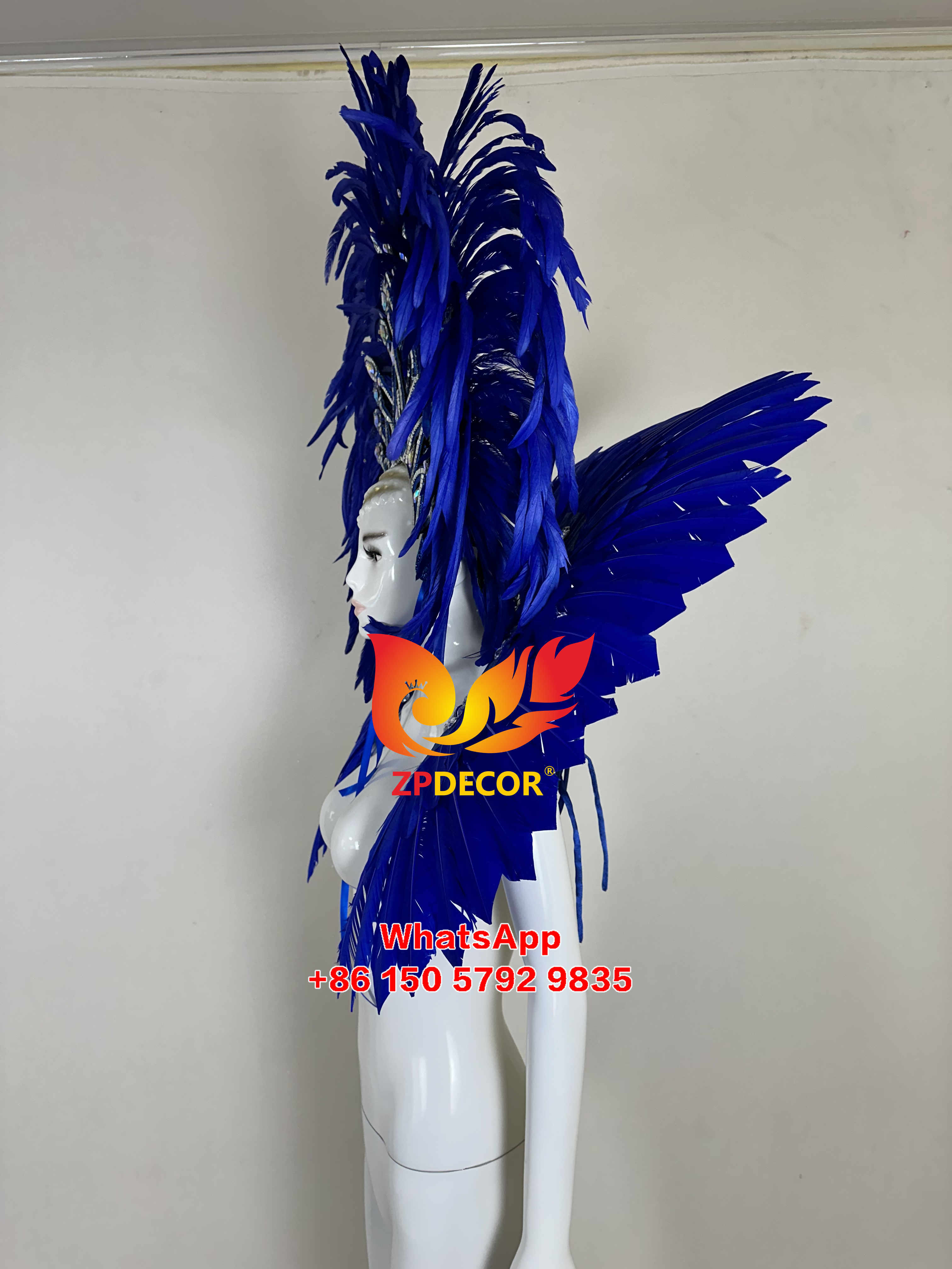 Zpdecor Feathers Hademade Turkey Feathers Carnival Costumes Outfits