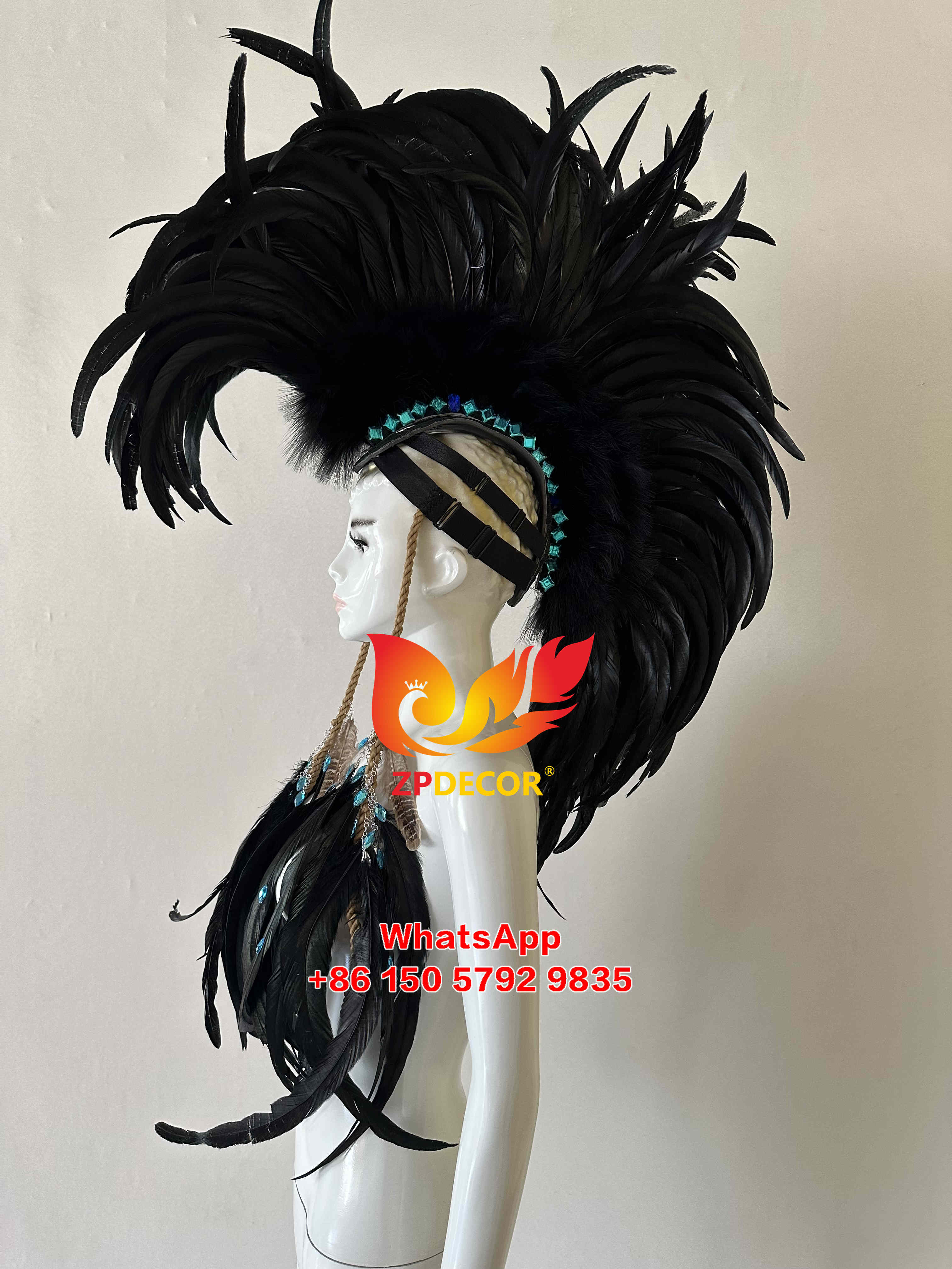 Zpdecor Feathers Rooster Feathers Headpieces