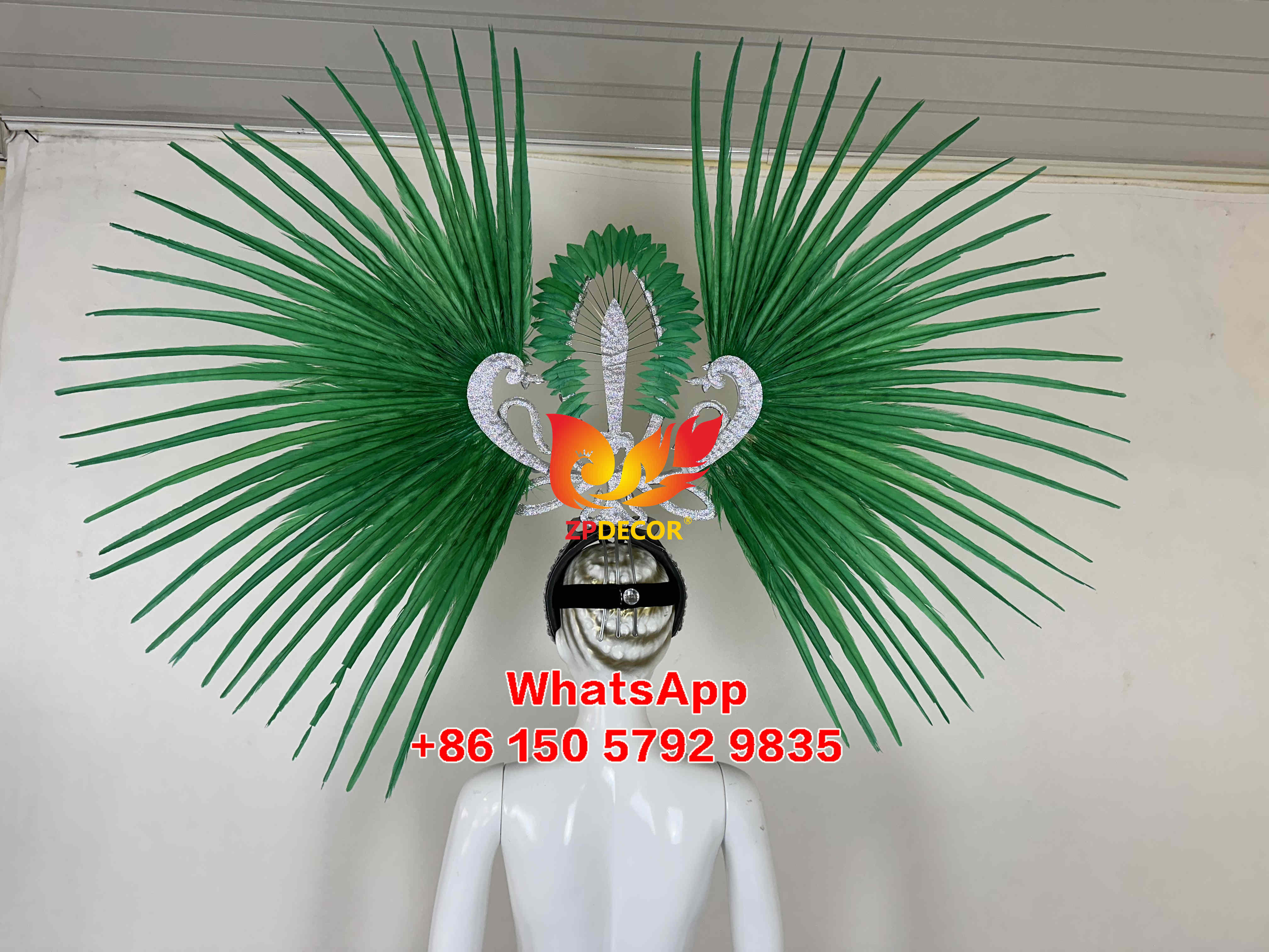 Zpdecor Feathers Made Ringneck Pheasant Feathers Headpieces