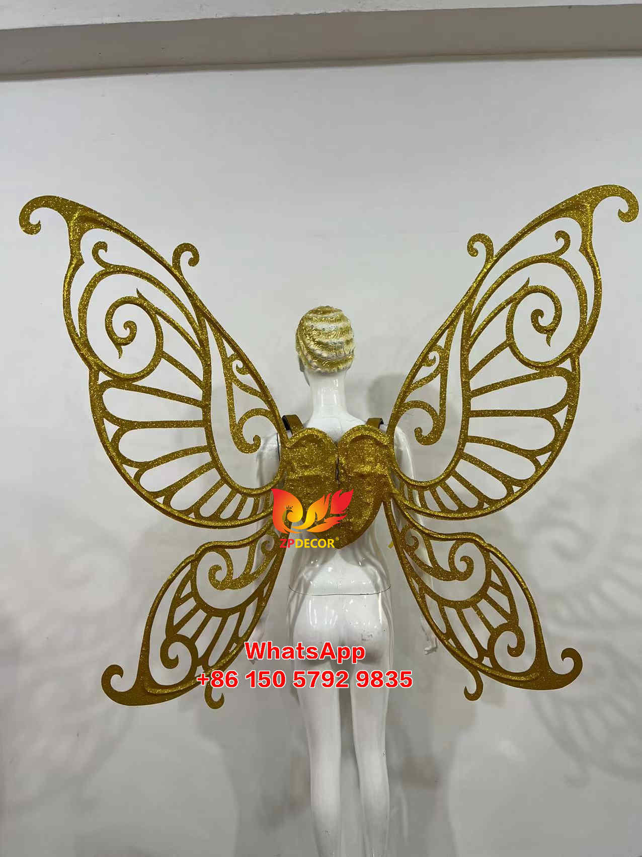 Zpdecor Feathers Hademade Carnival Wing Costumes Outfits