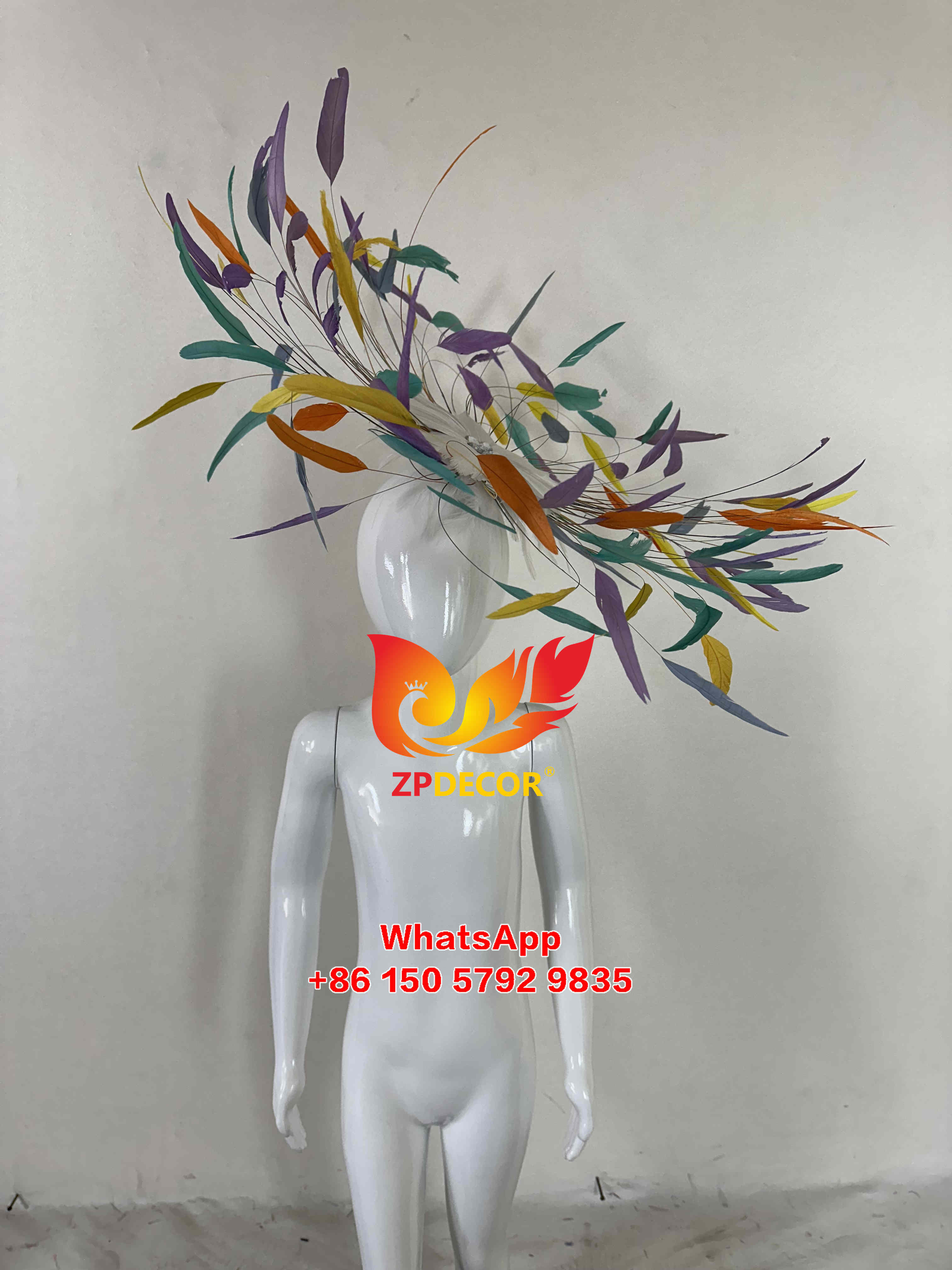Zpdecor Feathers Rooster Feathers Headpieces