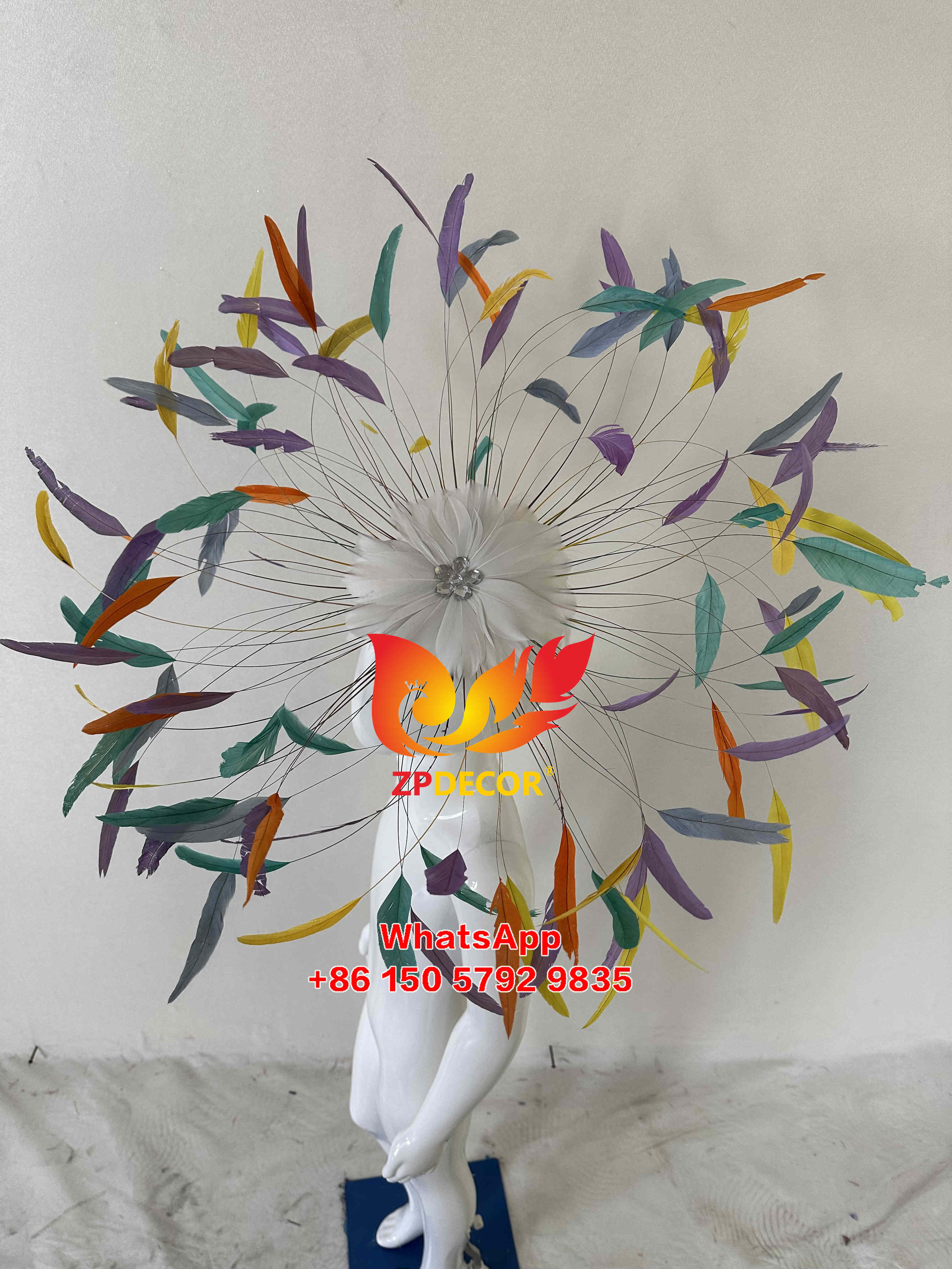 Zpdecor Feathers Rooster Feathers Headpieces