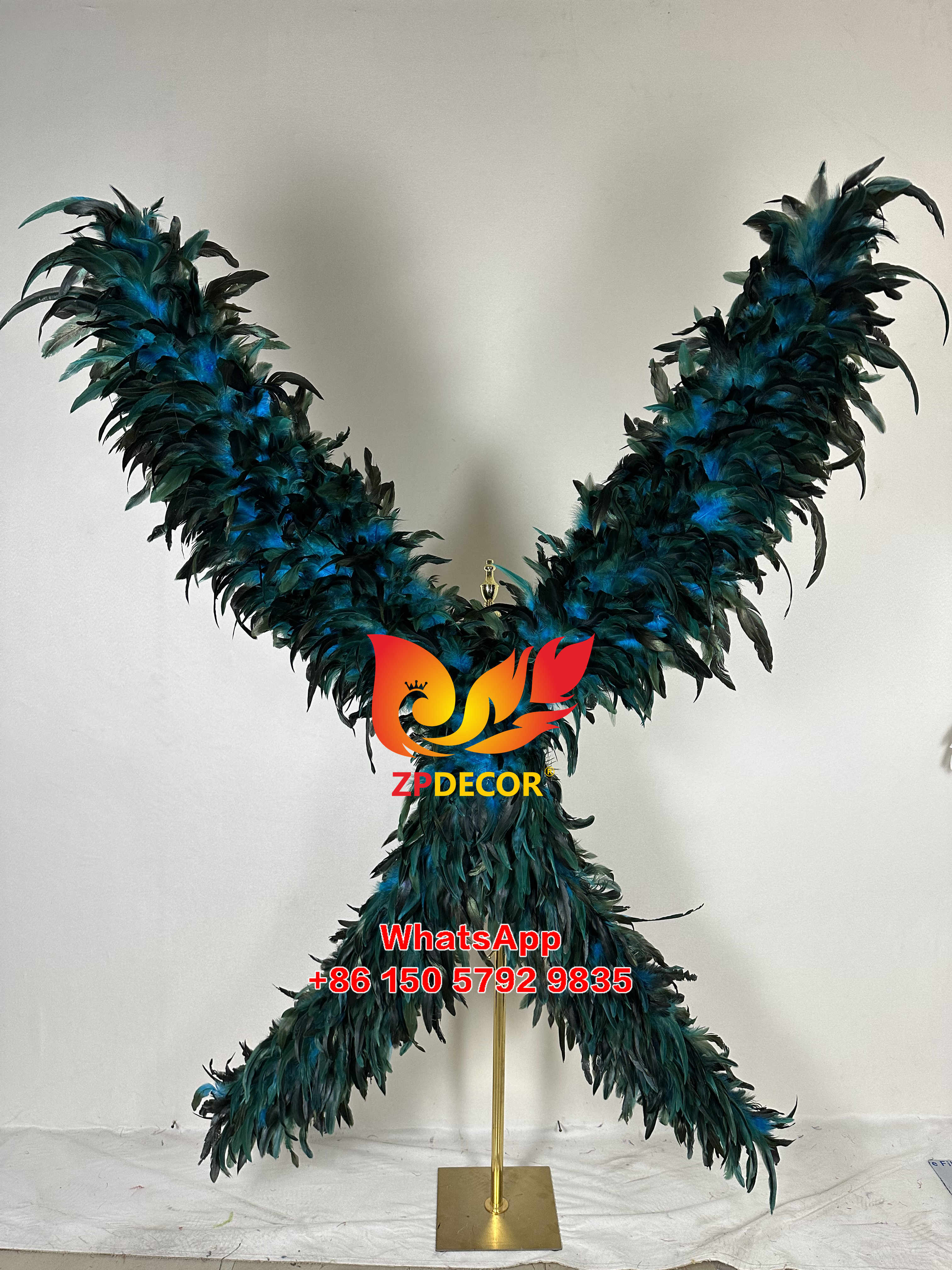 Zpdecor Feathers Hademade Rooster Feathers Carnival Costumes Outfits