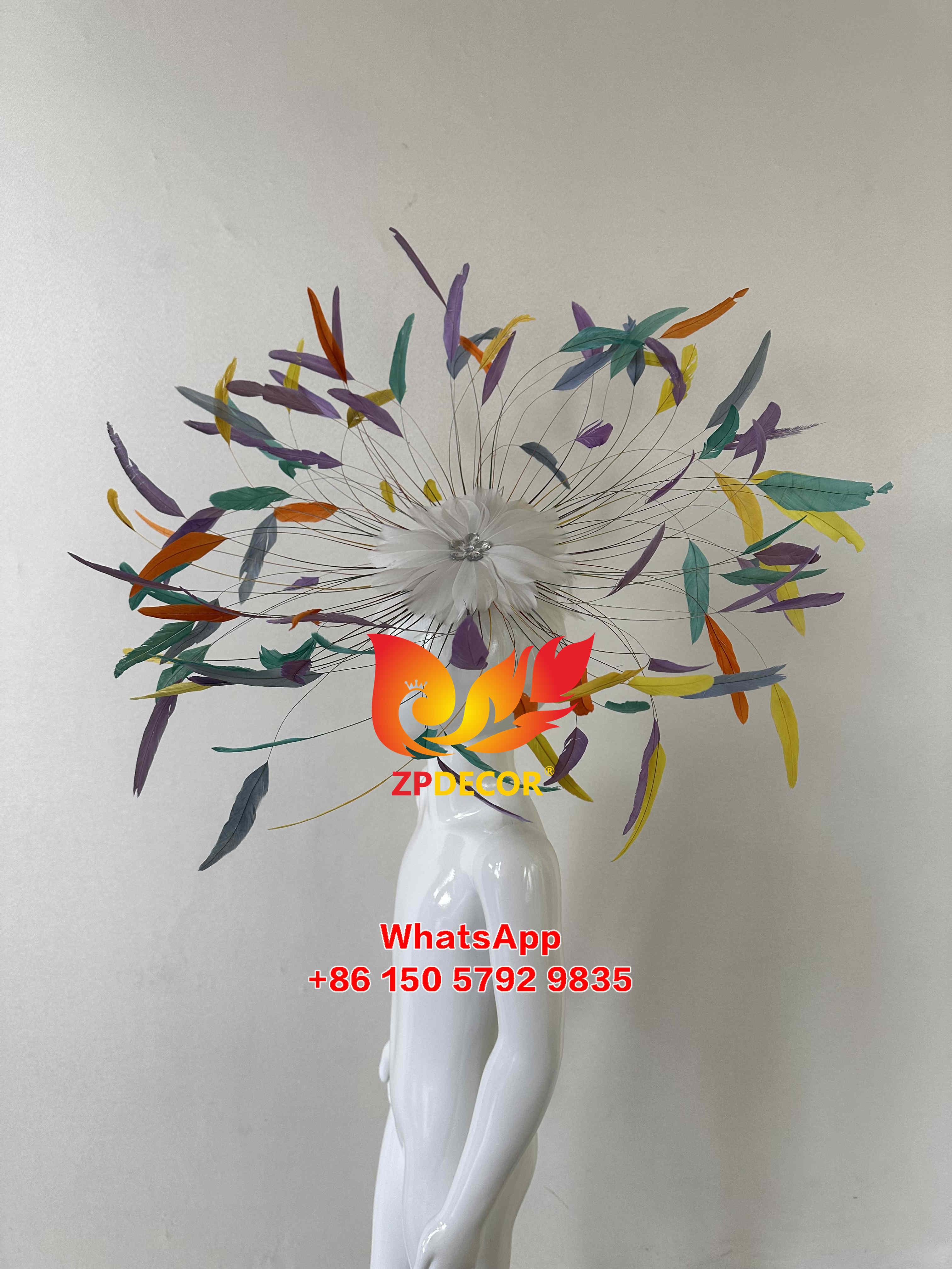 Zpdecor Feathers Rooster Feathers Headpieces