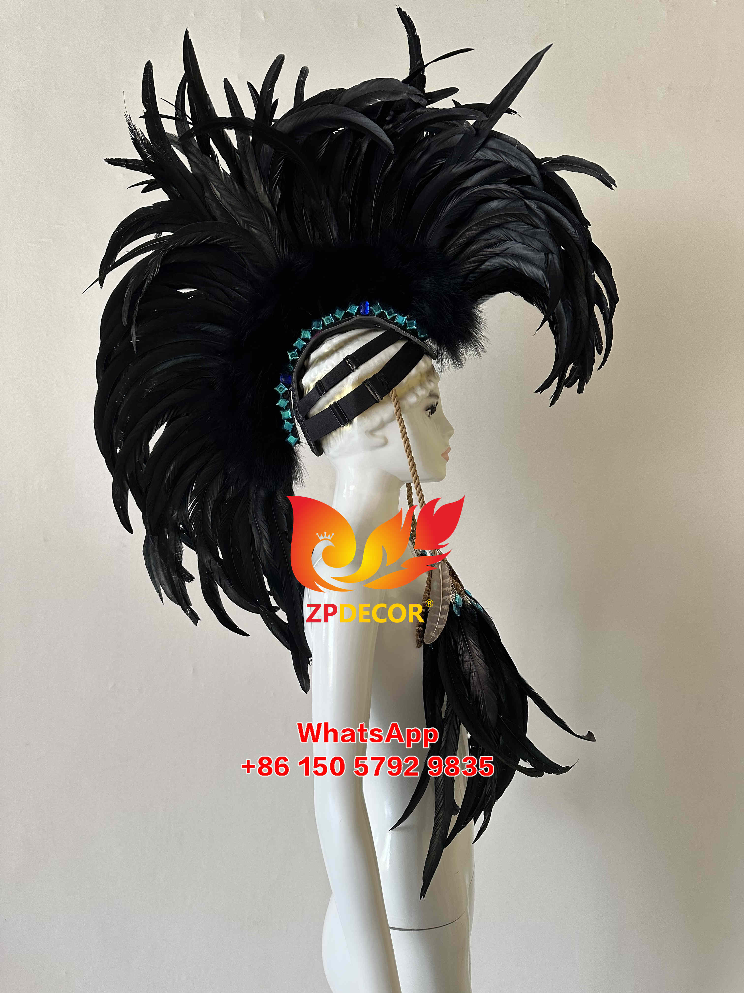 Zpdecor Feathers Rooster Feathers Headpieces