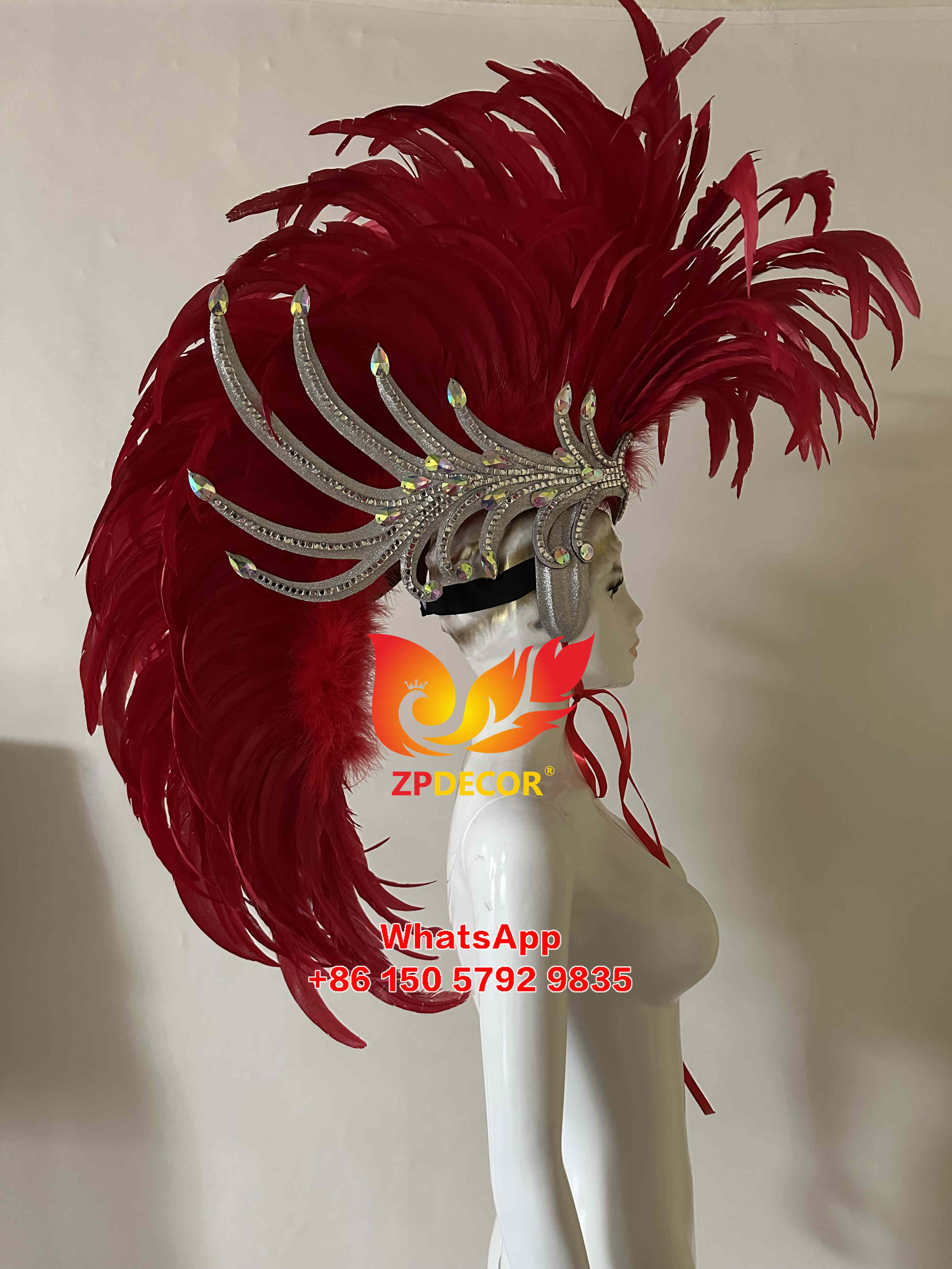 Zpdecor Feathers Rooster Feathers Headpieces