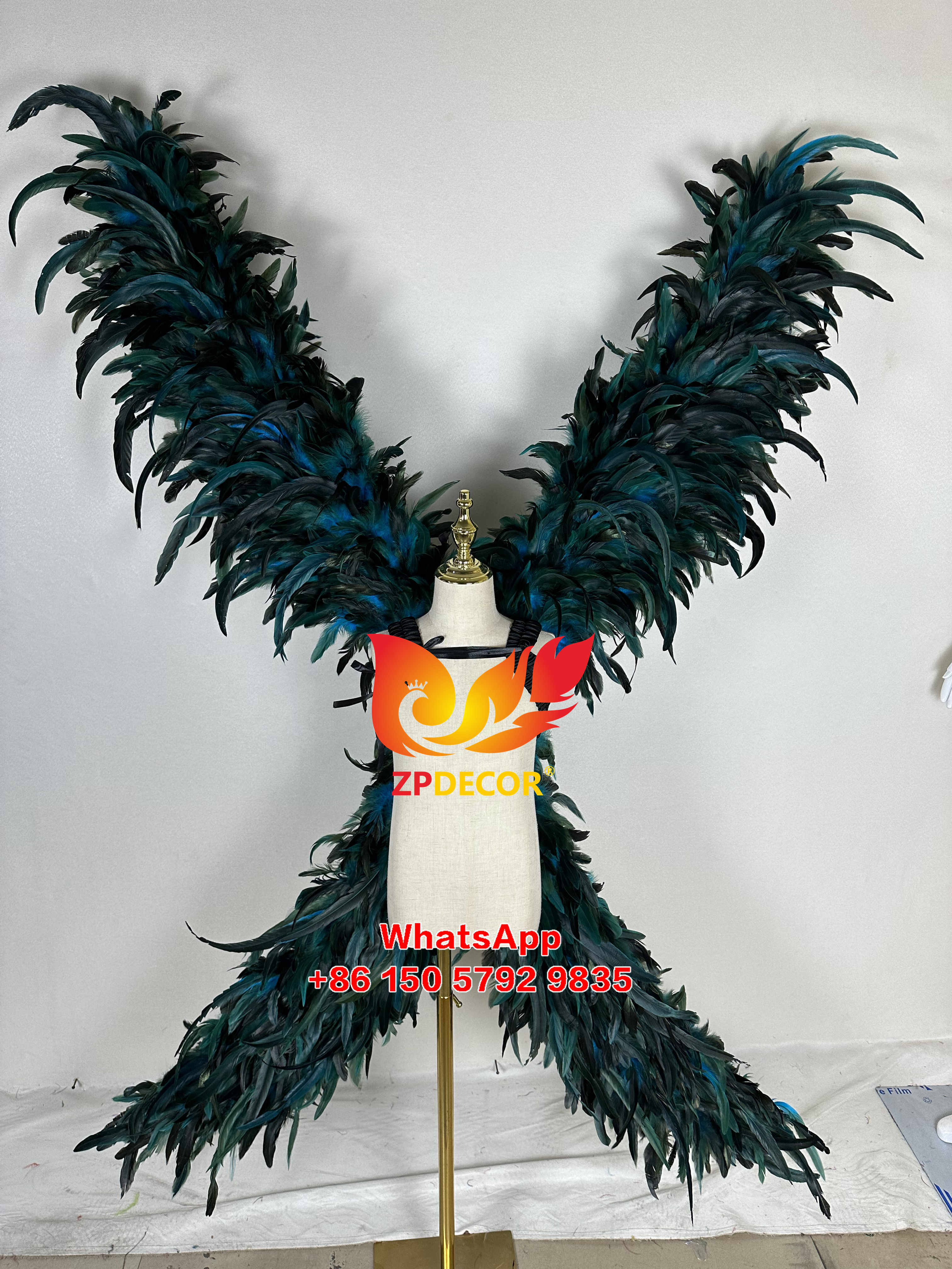 Zpdecor Feathers Hademade Rooster Feathers Carnival Costumes Outfits