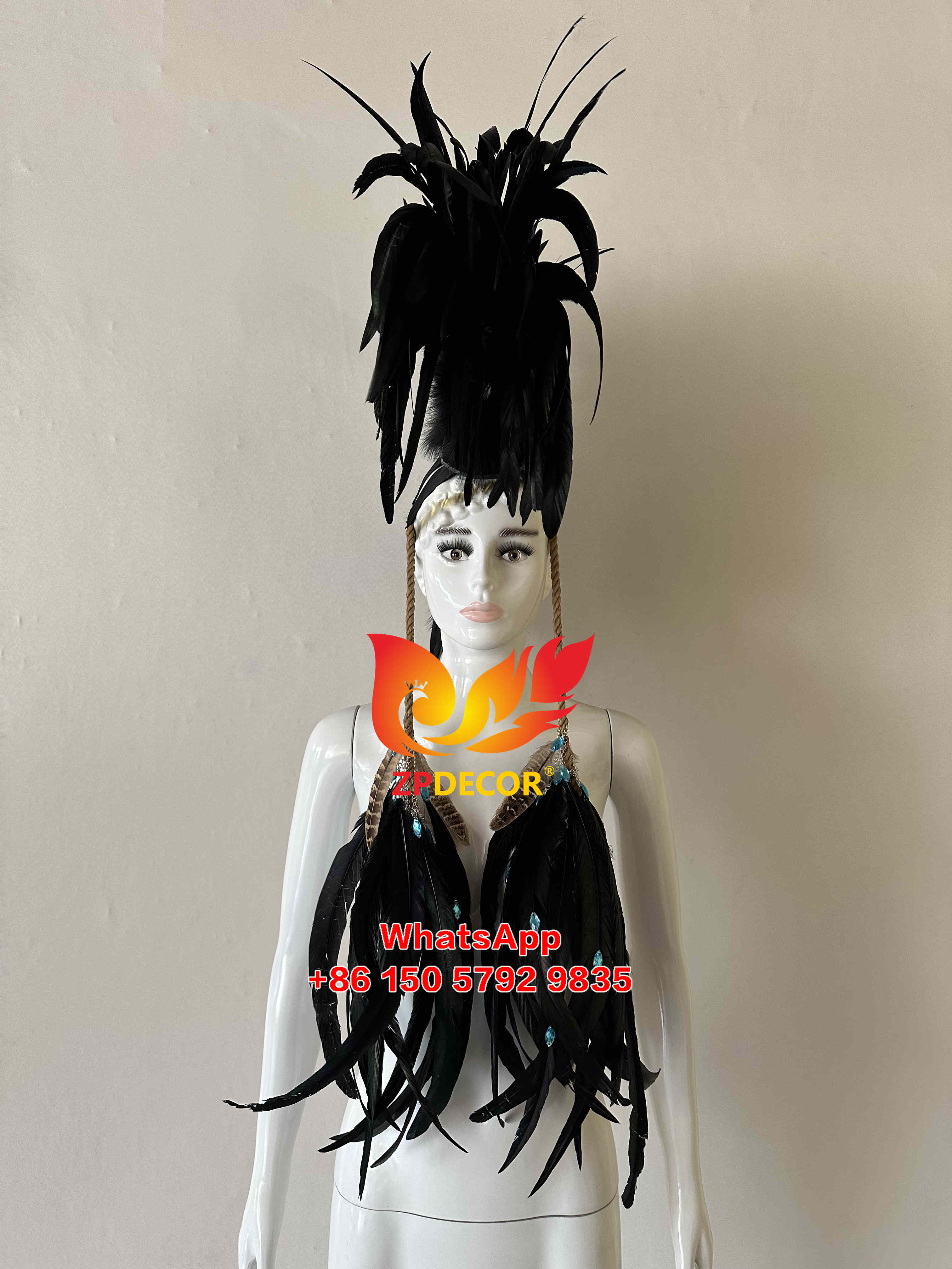 Zpdecor Feathers Rooster Feathers Headpieces