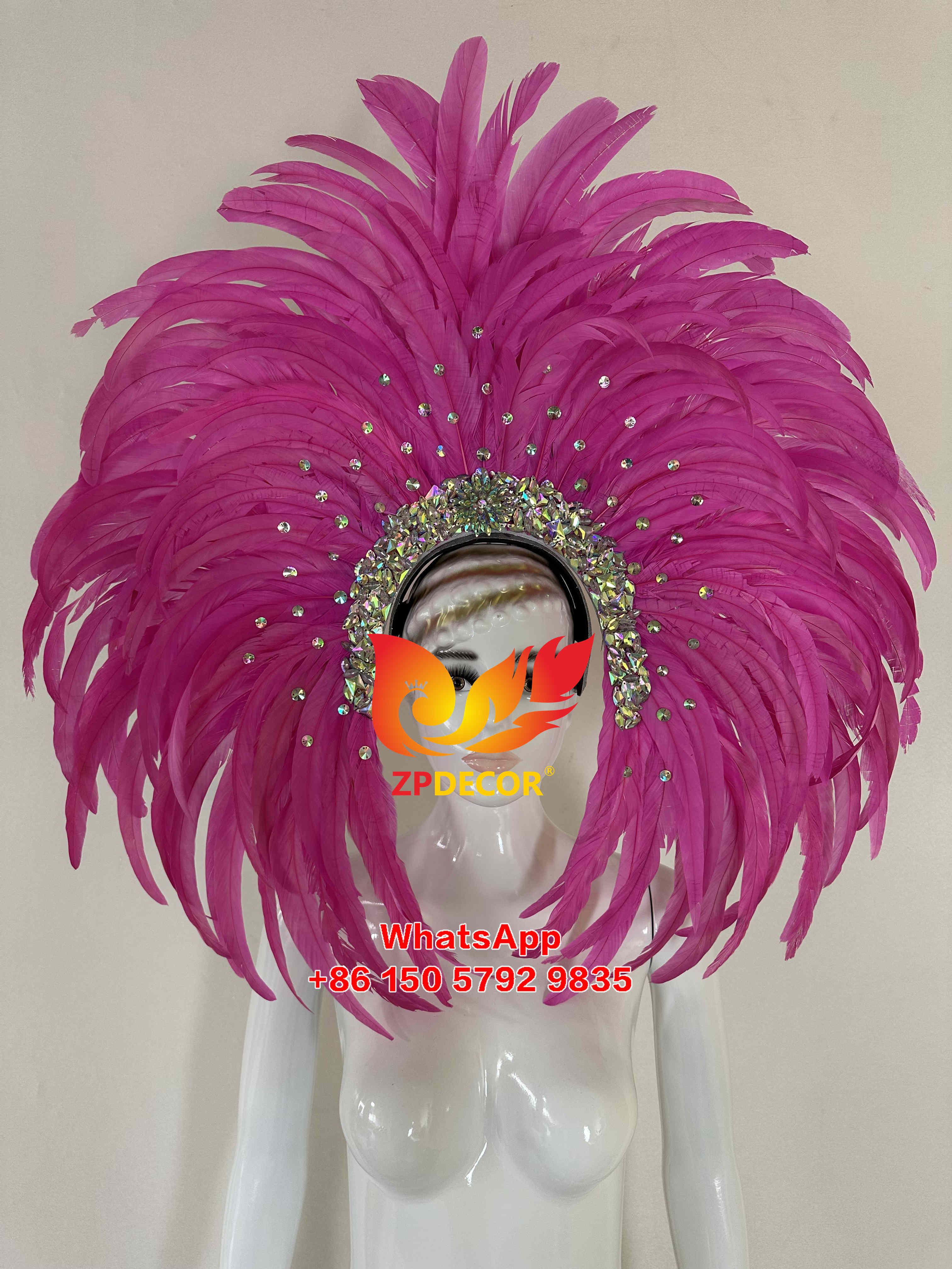Zpdecor Feathers Rooster Feathers Headpieces
