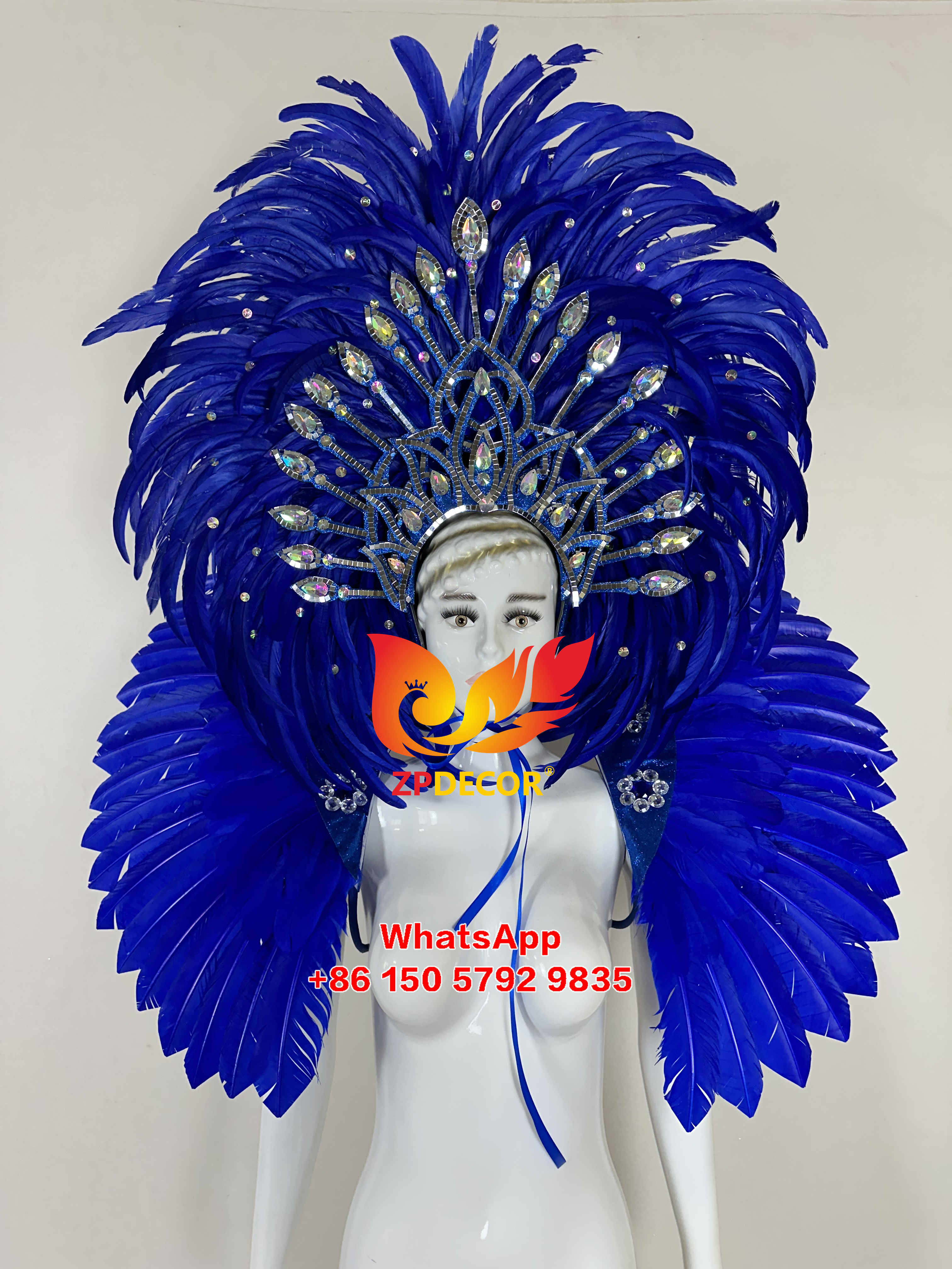 Zpdecor Feathers Hademade Turkey Feathers Carnival Costumes Outfits