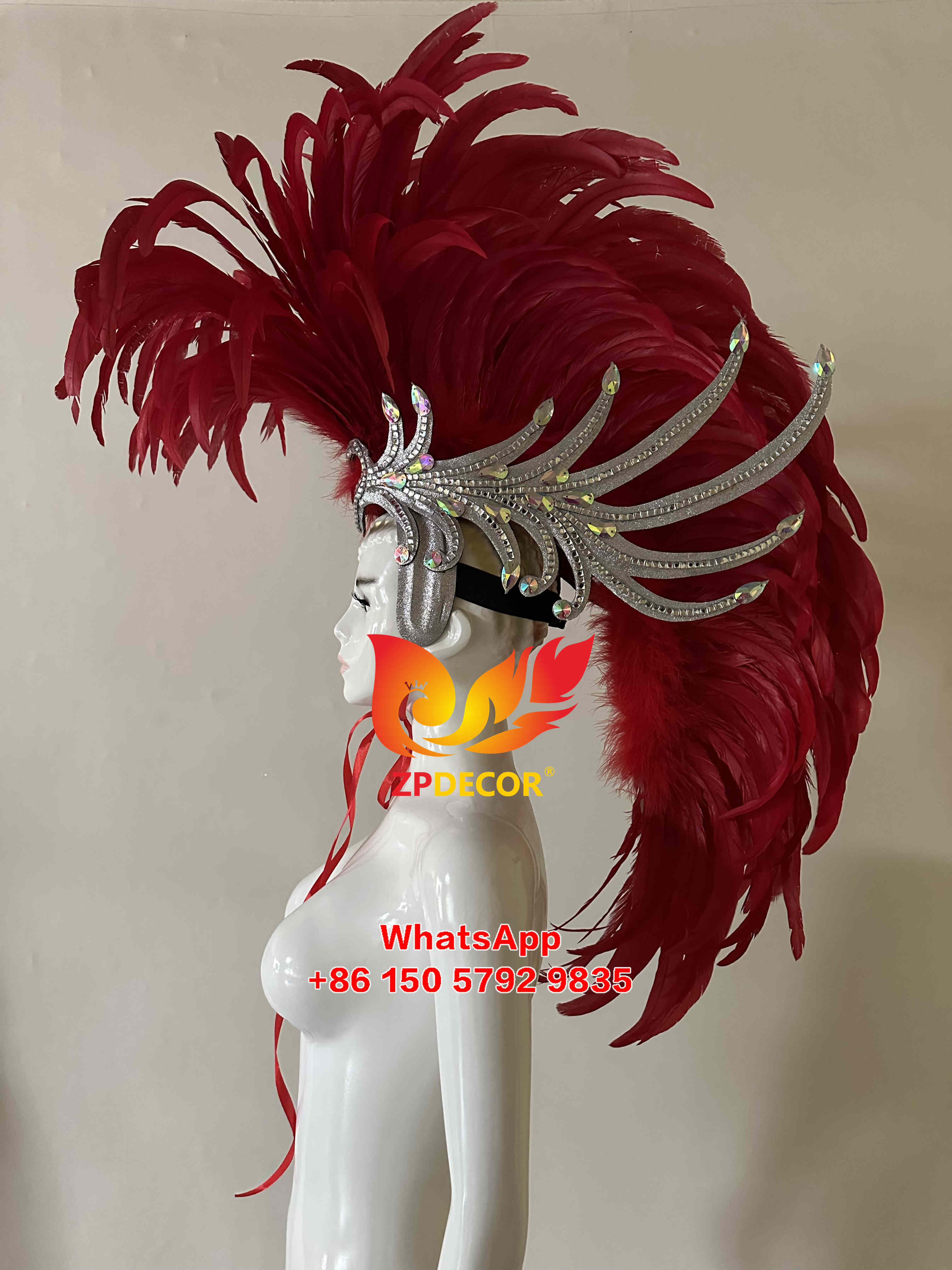 Zpdecor Feathers Rooster Feathers Headpieces