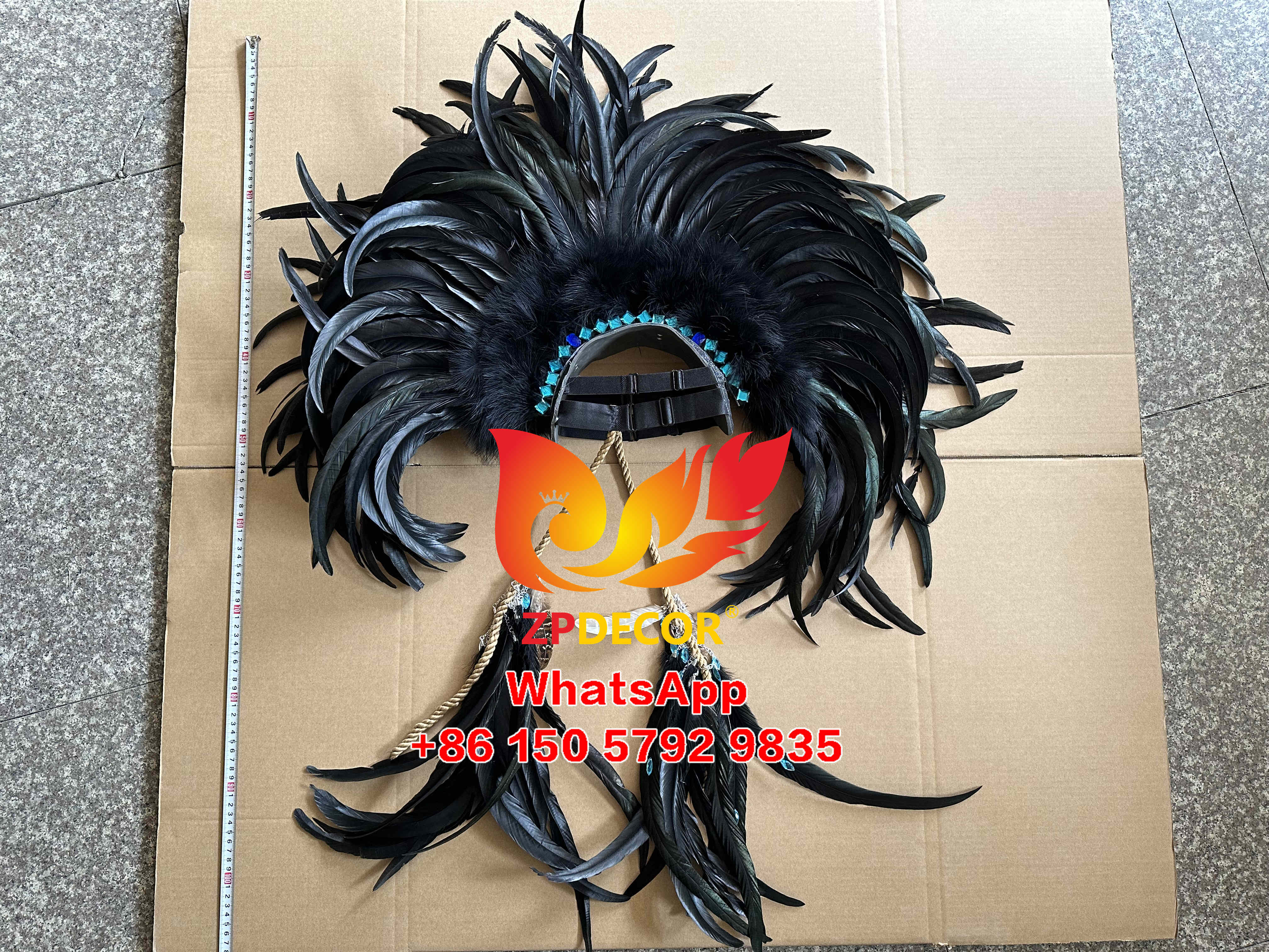 Zpdecor Feathers Rooster Feathers Headpieces