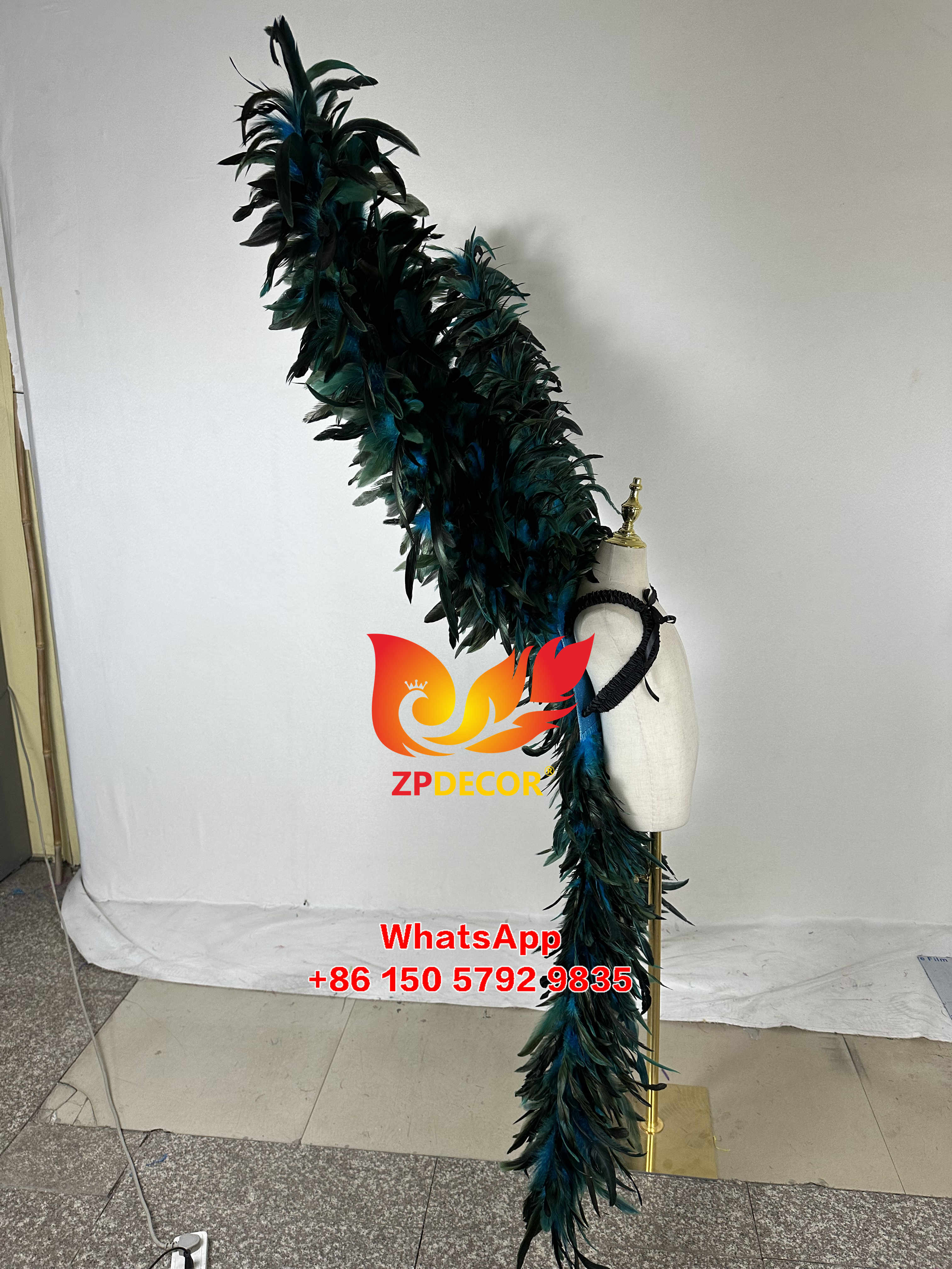 Zpdecor Feathers Hademade Rooster Feathers Carnival Costumes Outfits