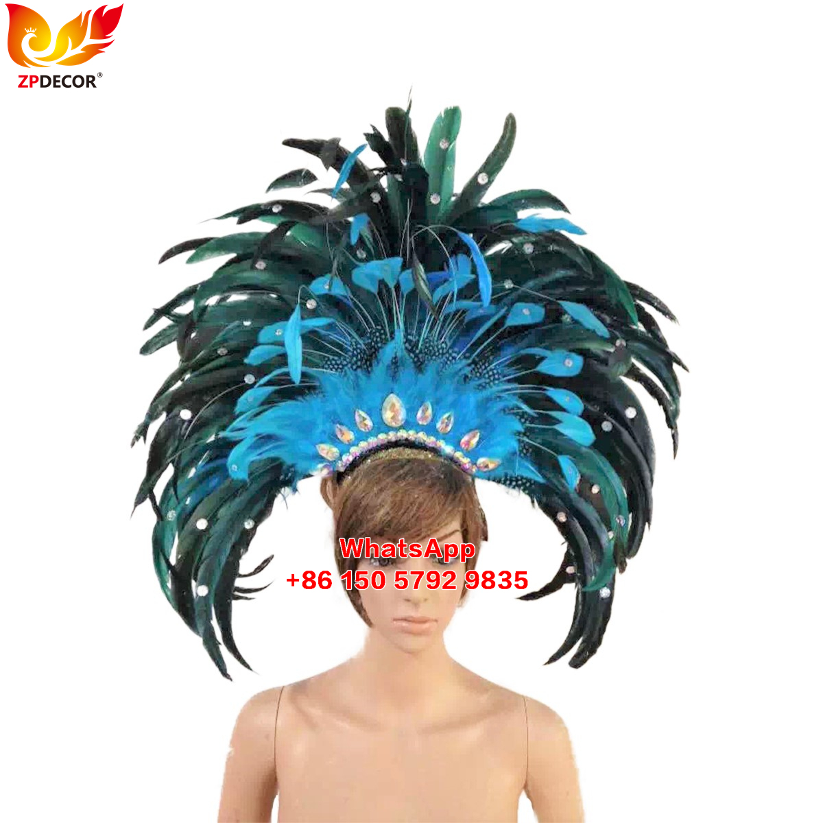 Zpdecor Feathers Rooster Feathers Headpieces