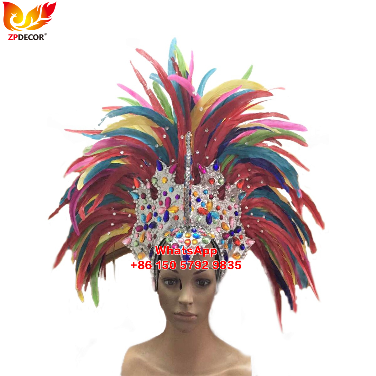 Zpdecor Made Rooster Feathers Headpieces